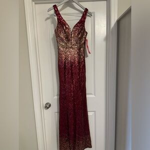 Crystal doll sequin dress